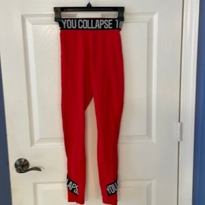 NWOT Til You Collapse workout leggings Sz. XS.